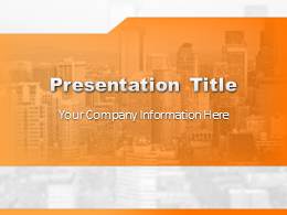 Orange Business PowerPoint Template
