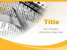 Gold PowerPoint Template