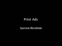 Ethos, Pathos, and Logos in Print ads