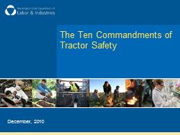 The Ten Commandments of Tractor Safety