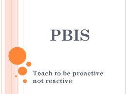 PBIS Materials