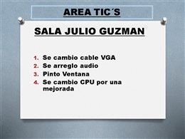 PRESENTACION AREA TIC´S