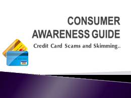 Credit Card Scams