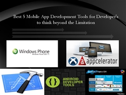 Best 5 Mobile App Development Tools in 2013 for Mobile Application Developers