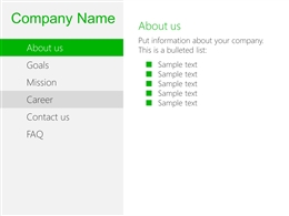 Free Windows 8 PowerPoint Template